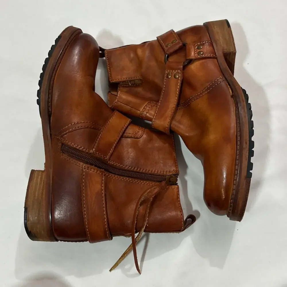 Vintage Foundry Co. Women's 7 Morgan Boots Brown Western Cowgirl Festival Boho